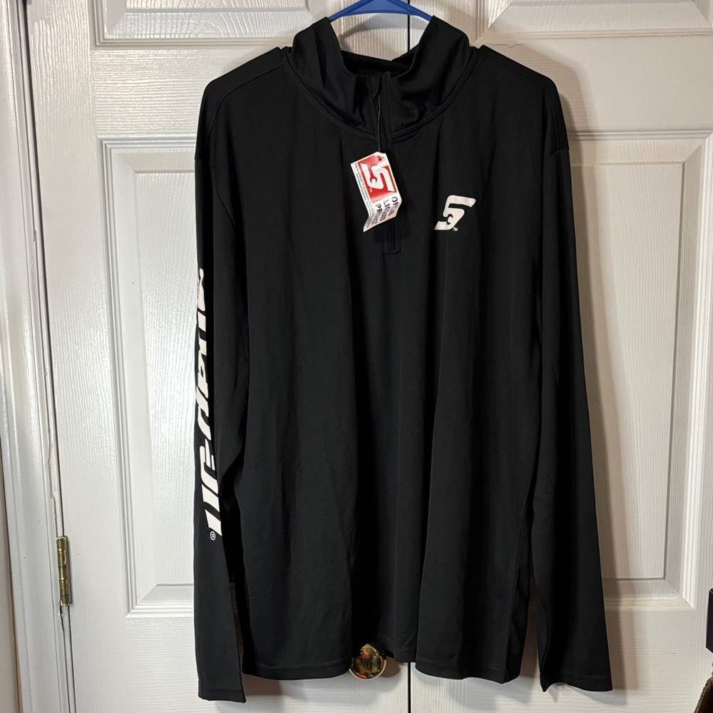 Snap Black Quarter-Zip Pullover Sz XL New With Tags